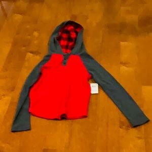 Brand New red and grey sweater shirt